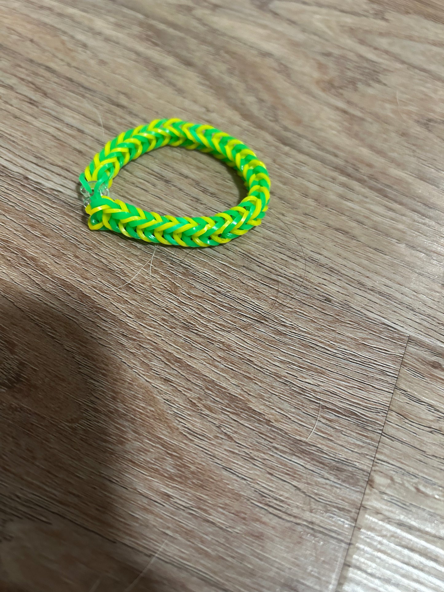 yellow and green rubber bands bracelets (limited editions)