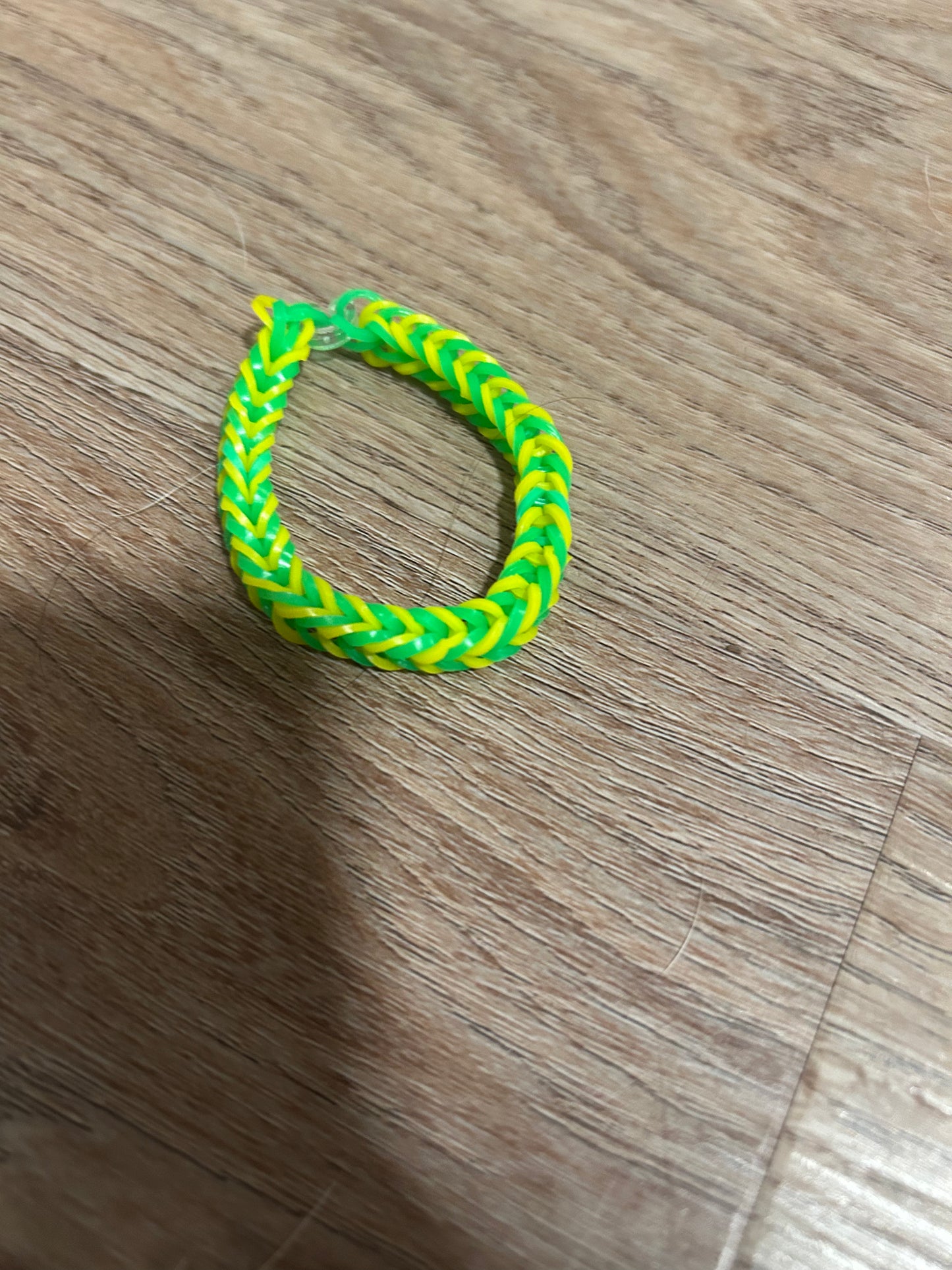 yellow and green rubber bands bracelets (limited editions)