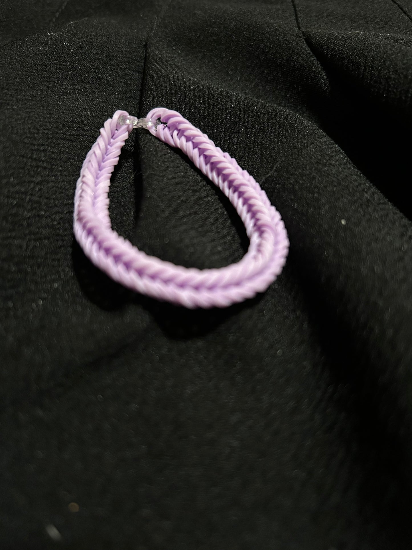 Lavender Rubber Bands Bracelets