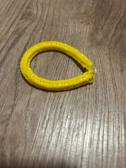 Yellow rubber bands bracelets (limited edition)