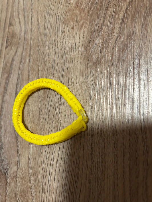 Yellow rubber bands bracelets (limited edition)