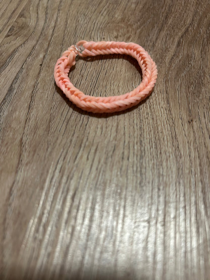 Light pink rubber bands bracelets (limited edition)