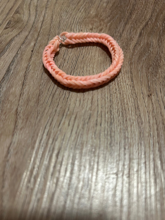 Light pink rubber bands bracelets (limited edition)