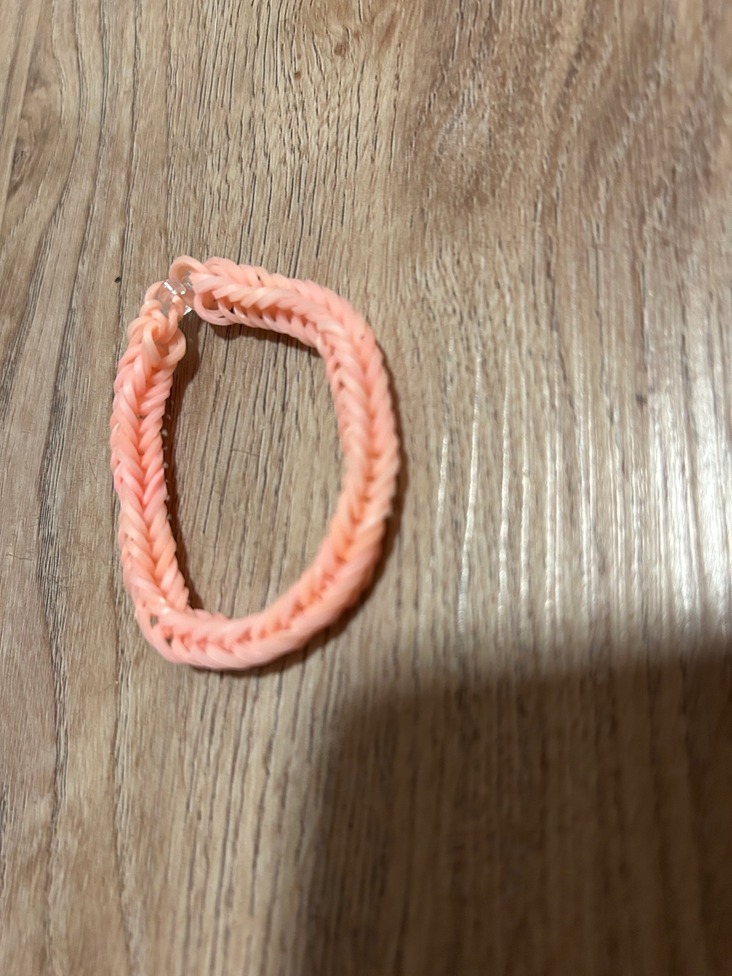 Light pink rubber bands bracelets (limited edition)